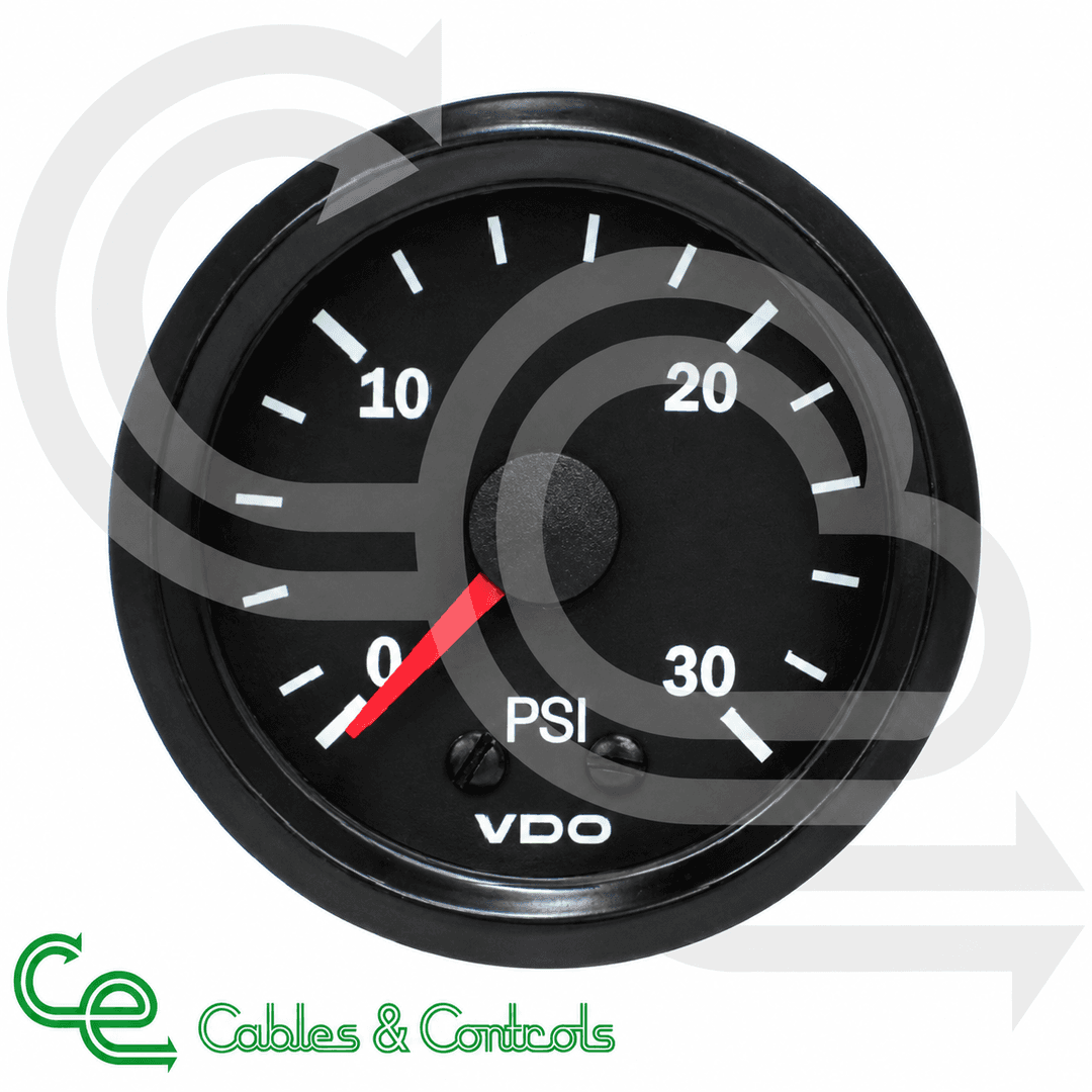 VDO Cockpit Vision Mechanical Pressure Gauge 0–30 PSI – 150077011