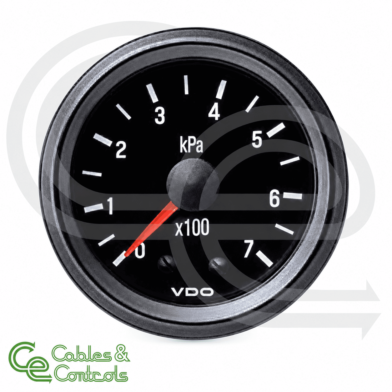 VDO Cockpit Vision Mechanical Pressure Gauge 0–700 kPa – 150077020