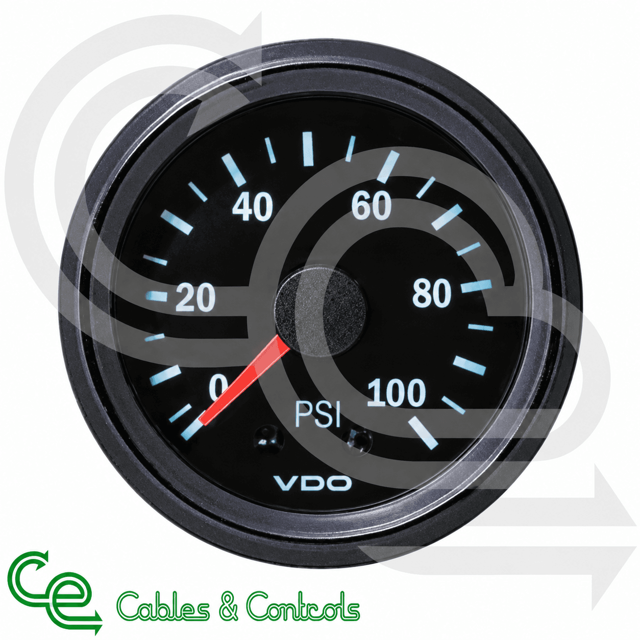 VDO Cockpit Vision Mechanical Pressure Gauge 0–100 PSI – 150077027