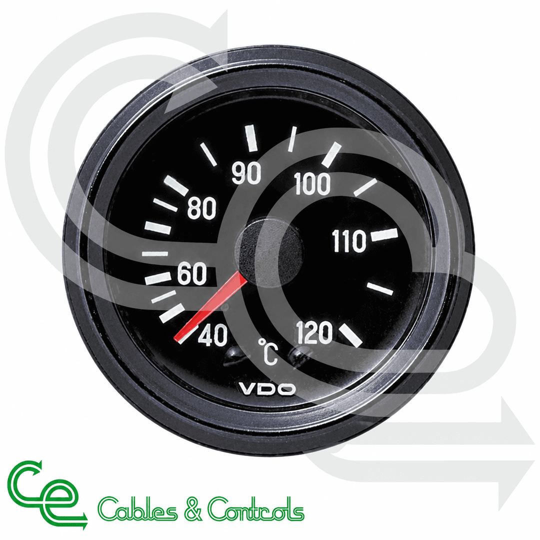 VDO Cockpit Vision Mechanical Water Temperature Gauge 40–120°C