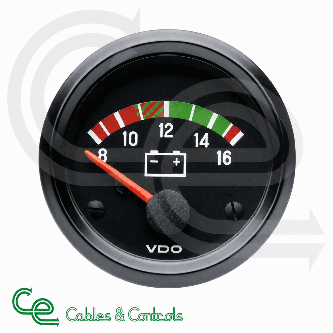 VDO Cockpit International 12V Voltmeter 8–16V – 332030001