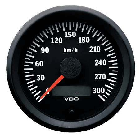 VDO 300 km/h speedometer