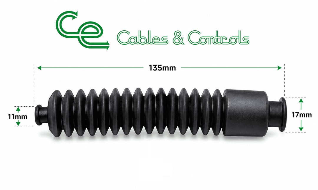 Heavy-Duty Universal Rubber Bellows Dust Boot